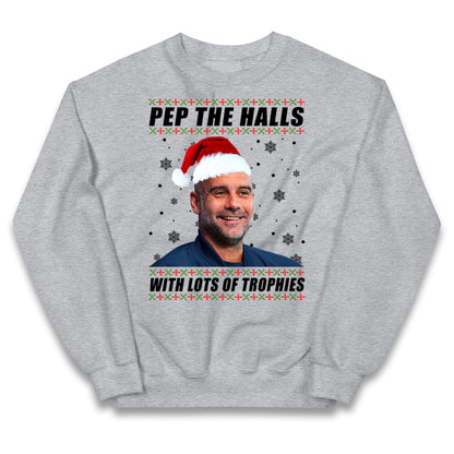 Pep Guardiola Christmas Kids Jumper