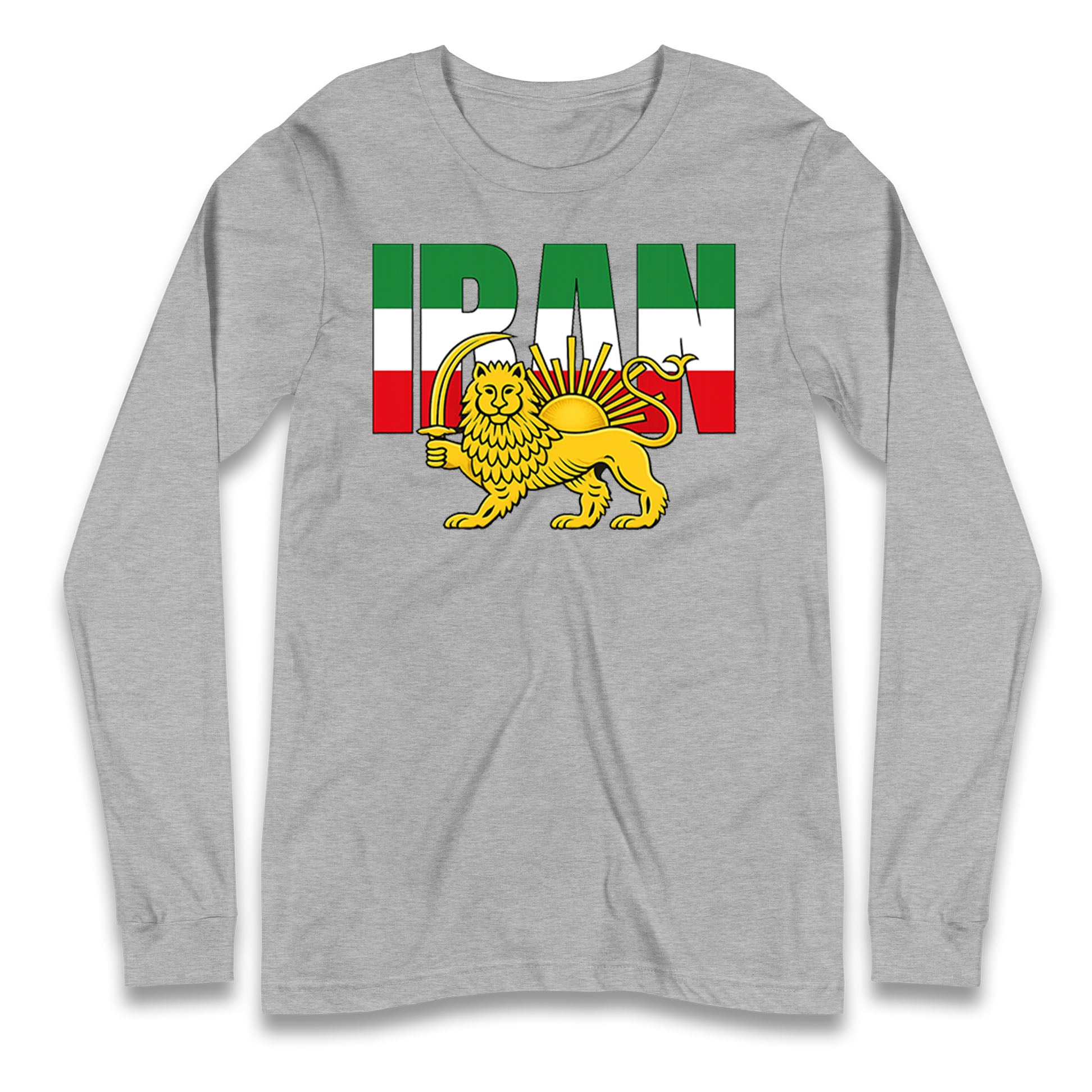 Iran Flag Longsleeve T Shirt