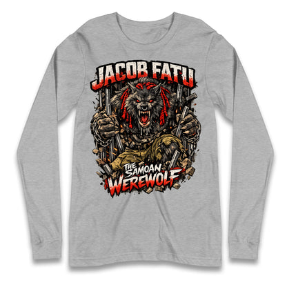 Jacob Fatu The Samoan Werewolf Long Sleeve Shirt