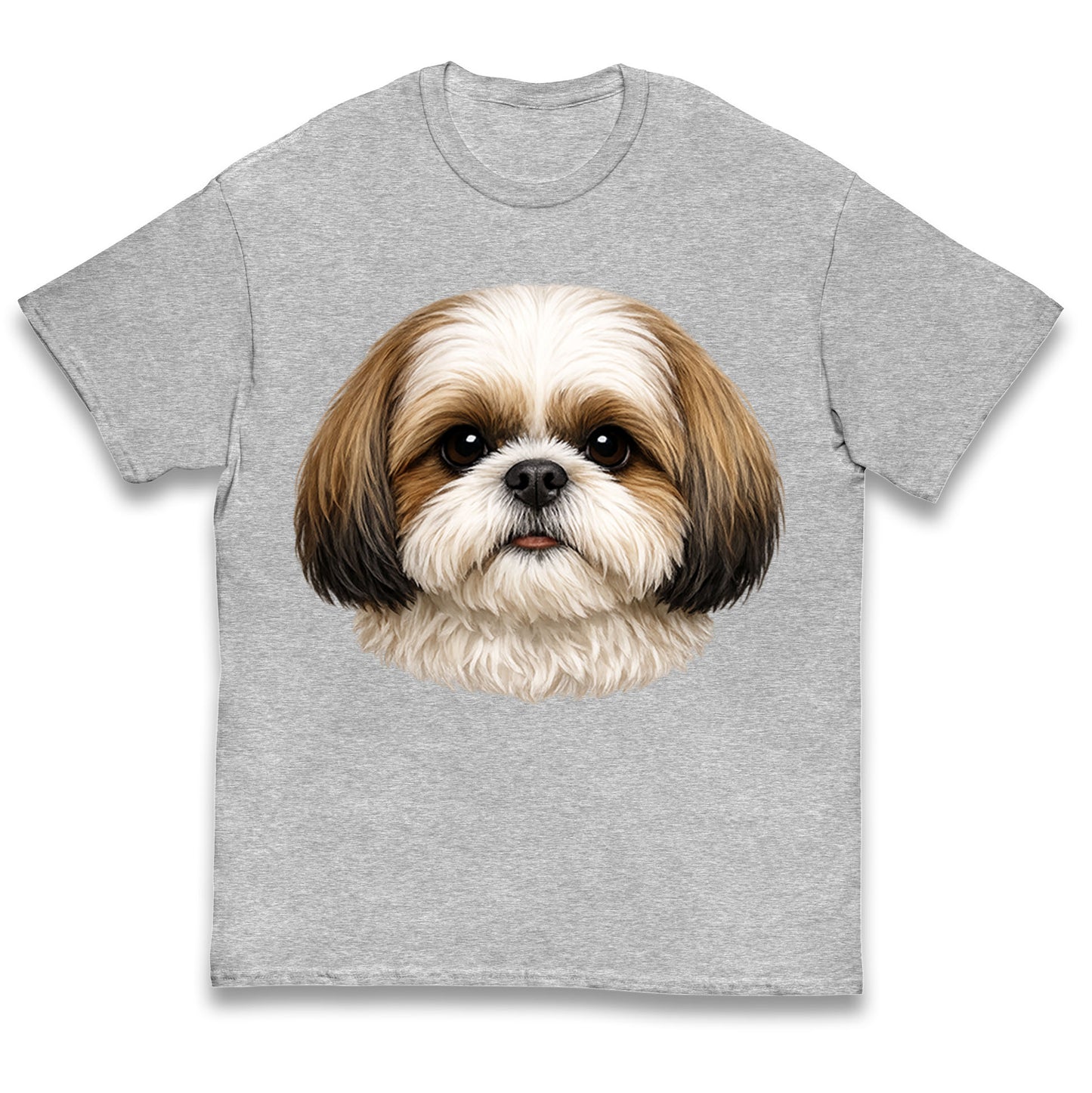Shih Tzu Face Kids T Shirt