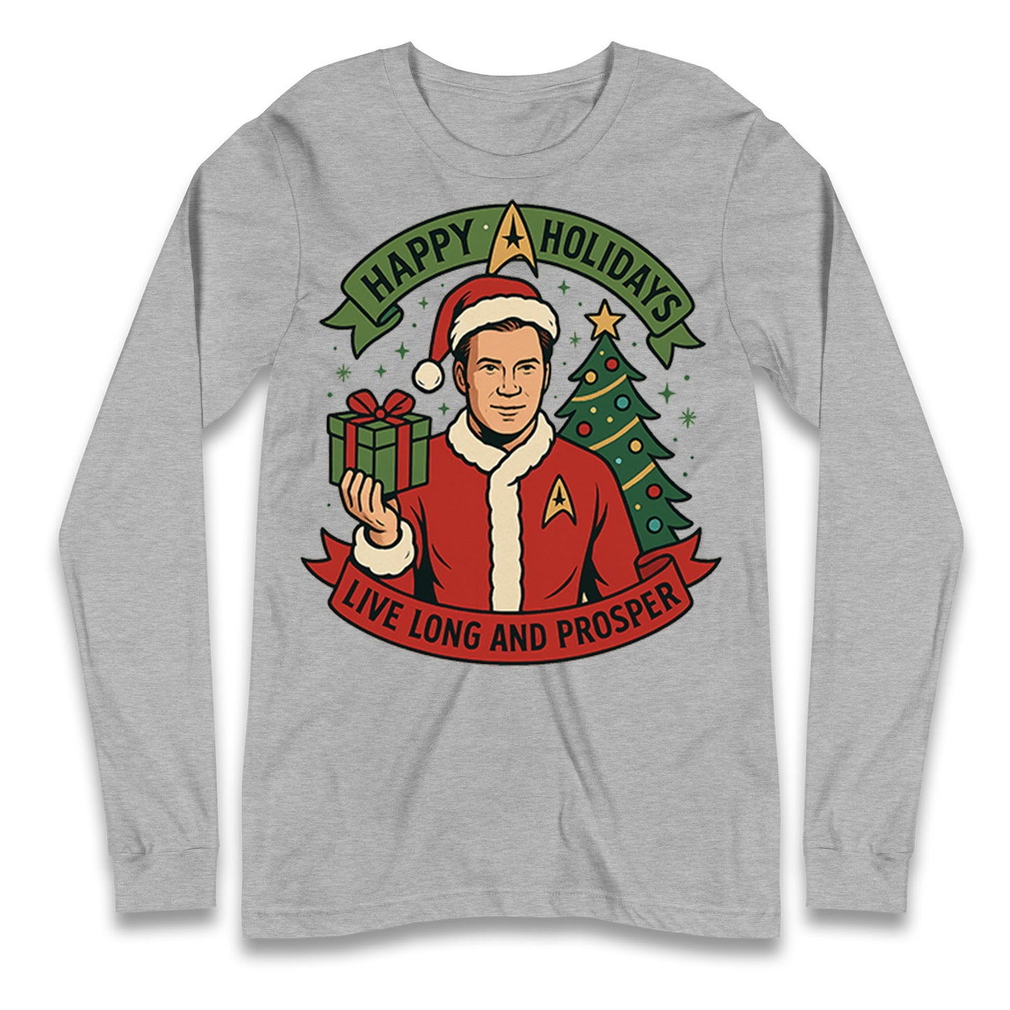 Star Trek Christmas Longsleeve T Shirt