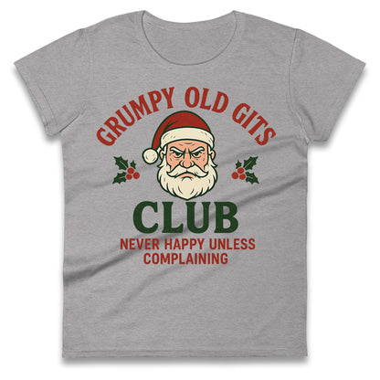 Grumpy Christmas Ladies T Shirt