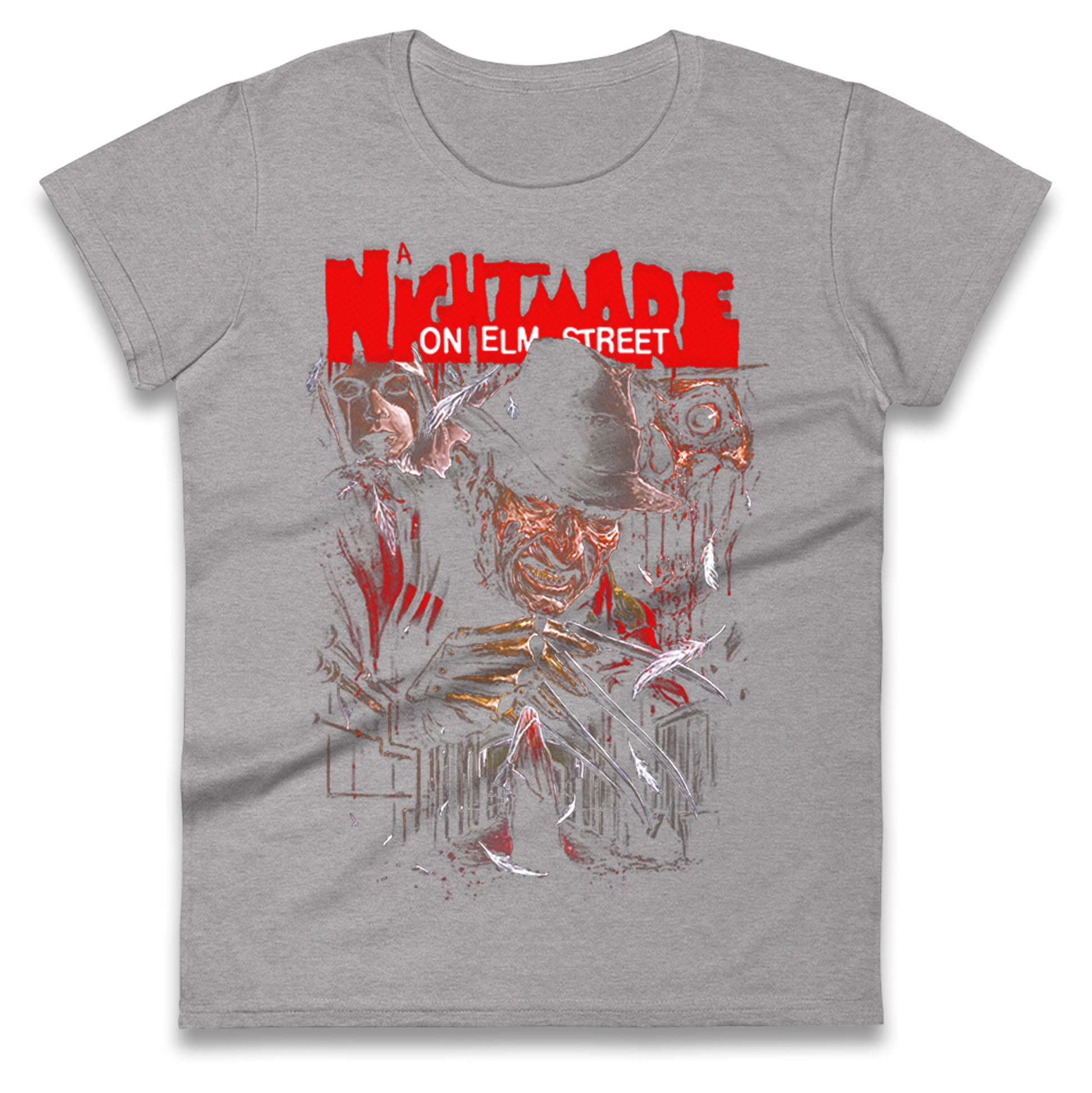 A Nightmare On Elm Street Ladies T Shirt