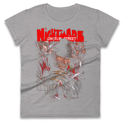 A Nightmare On Elm Street Ladies T Shirt