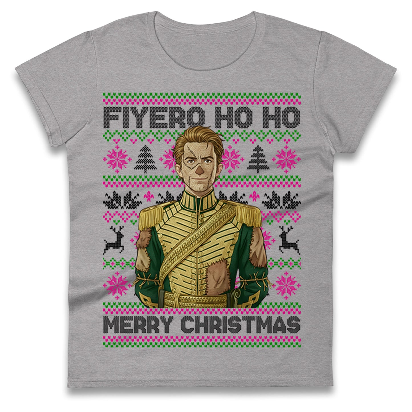 Prince Fiyero Wicked Christmas Ladies T Shirt