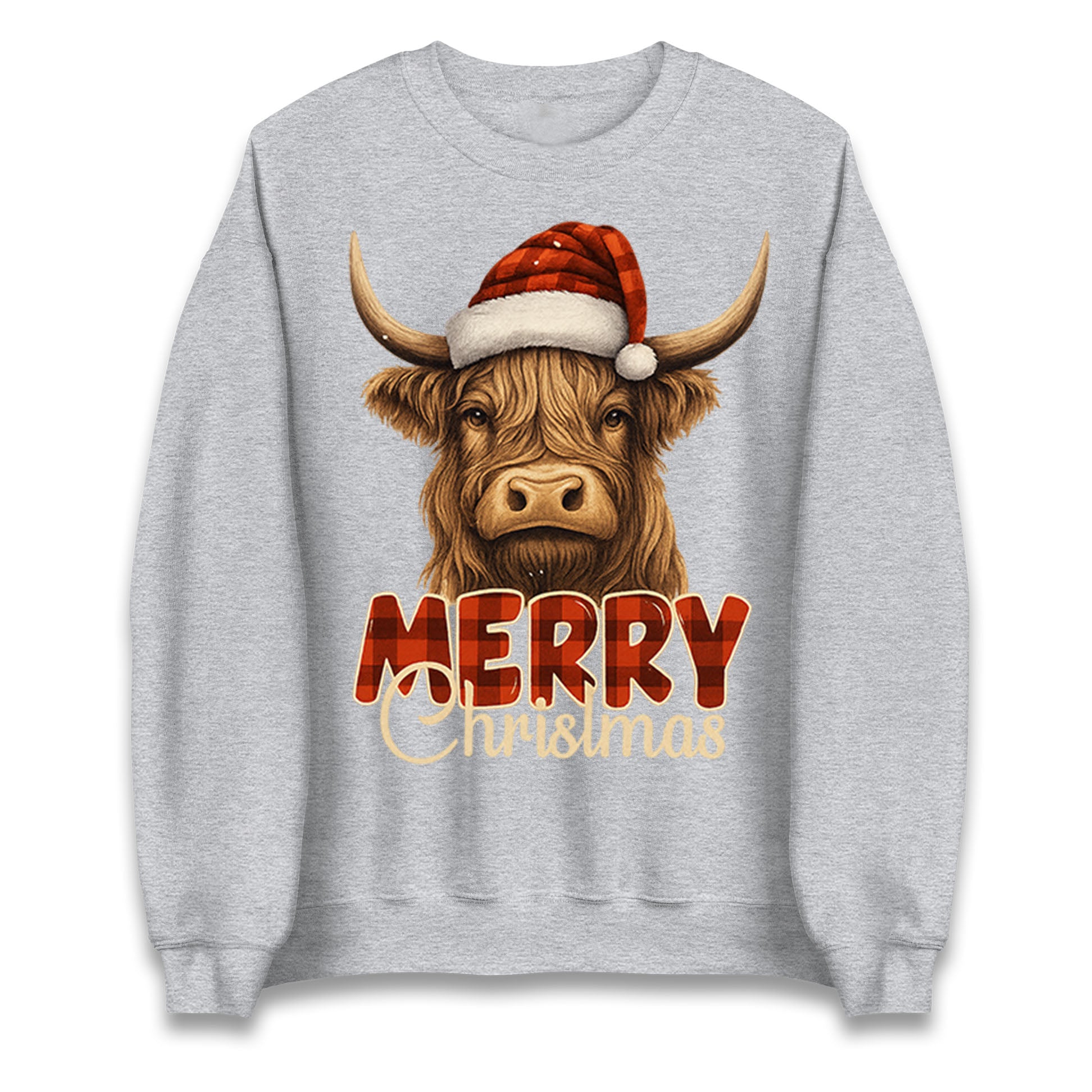 Highland Cow Christmas Jumper