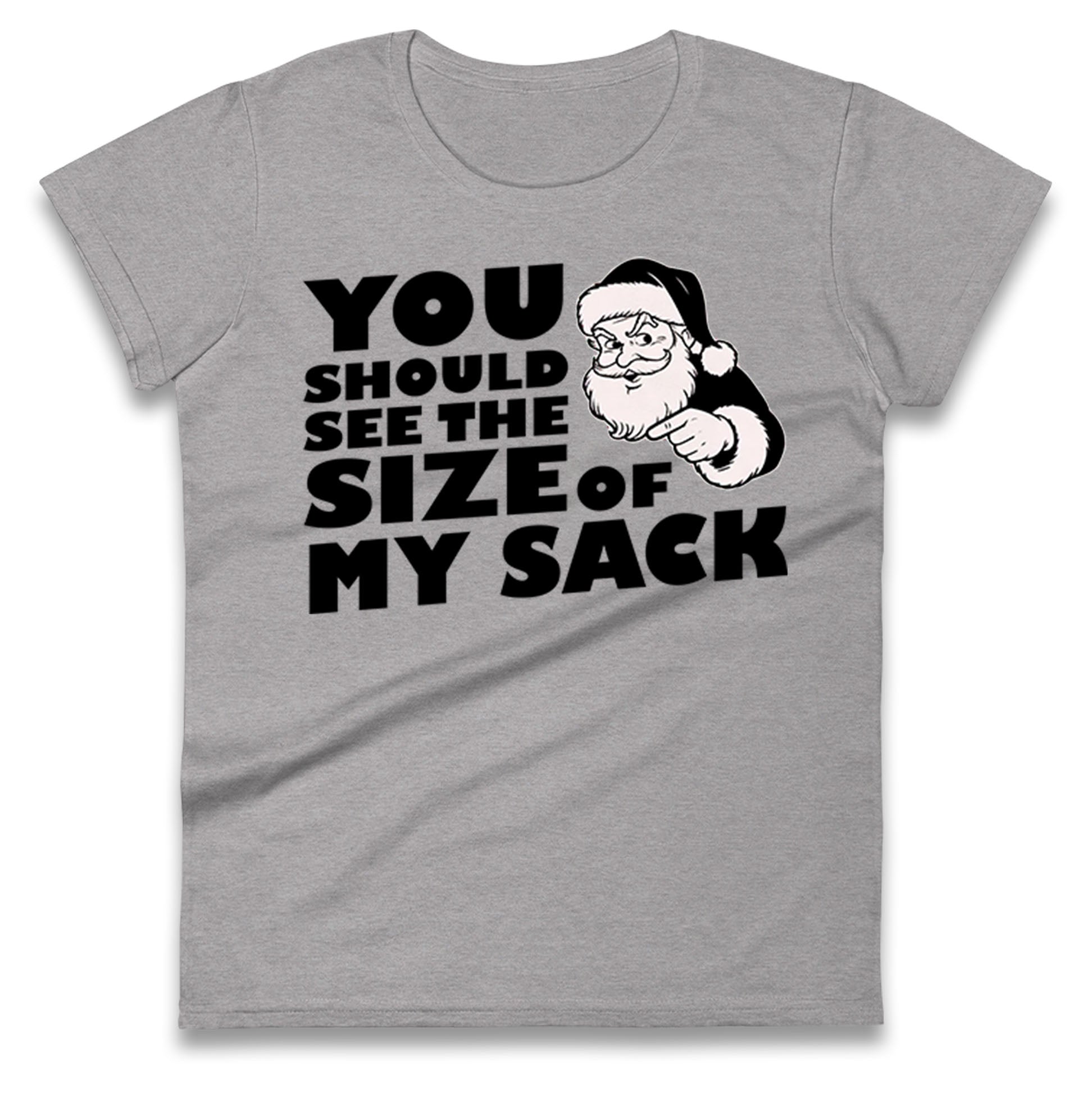 Santas Sack Ladies T Shirt