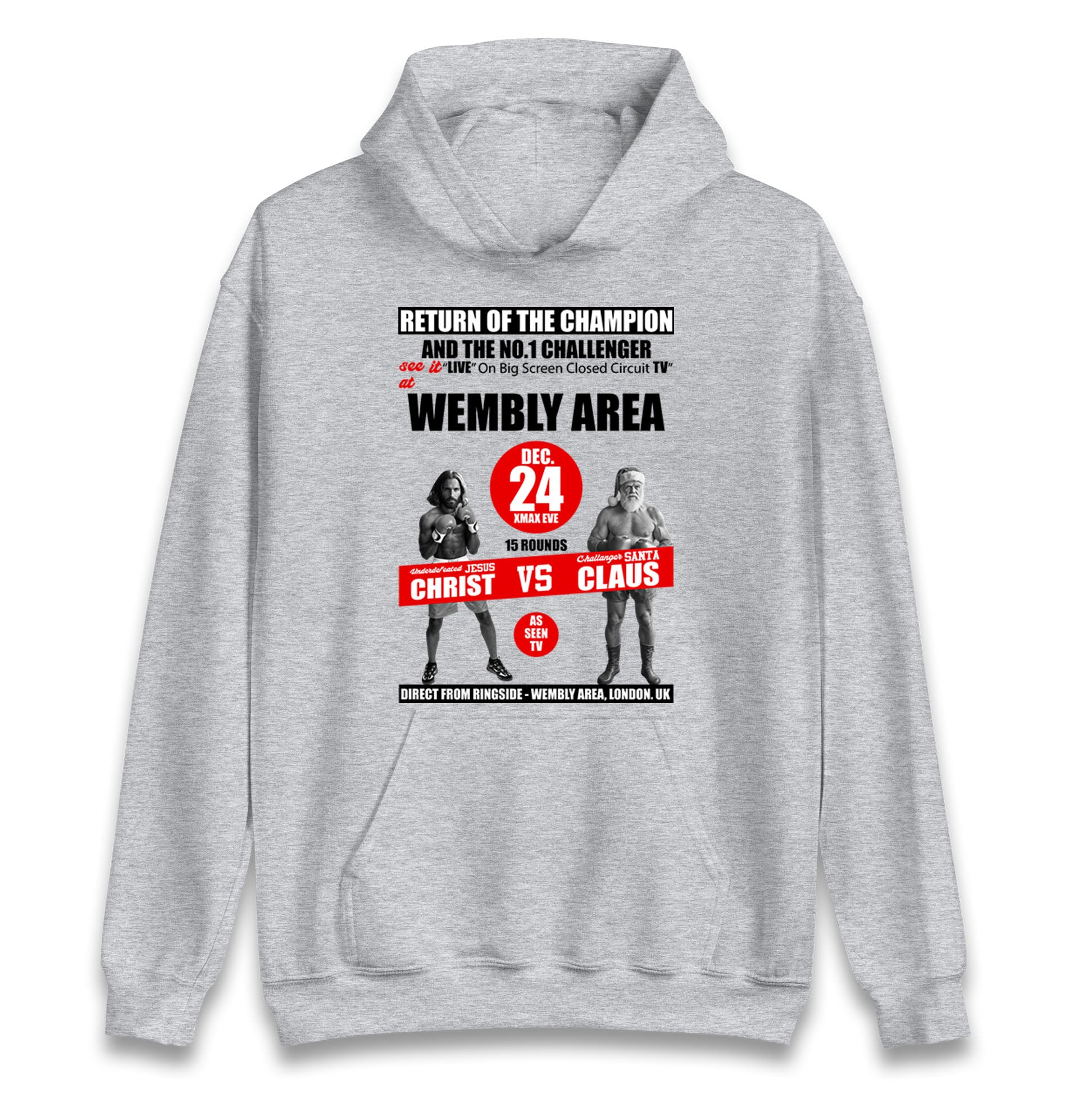 Jesus Christ Vs Santa Claus Hoodie