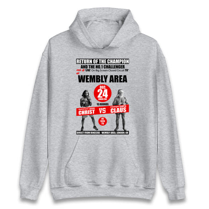 Jesus Christ Vs Santa Claus Hoodie