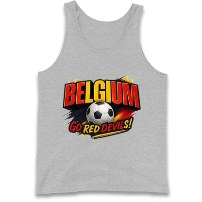 Belgium Retro Football Tank Top