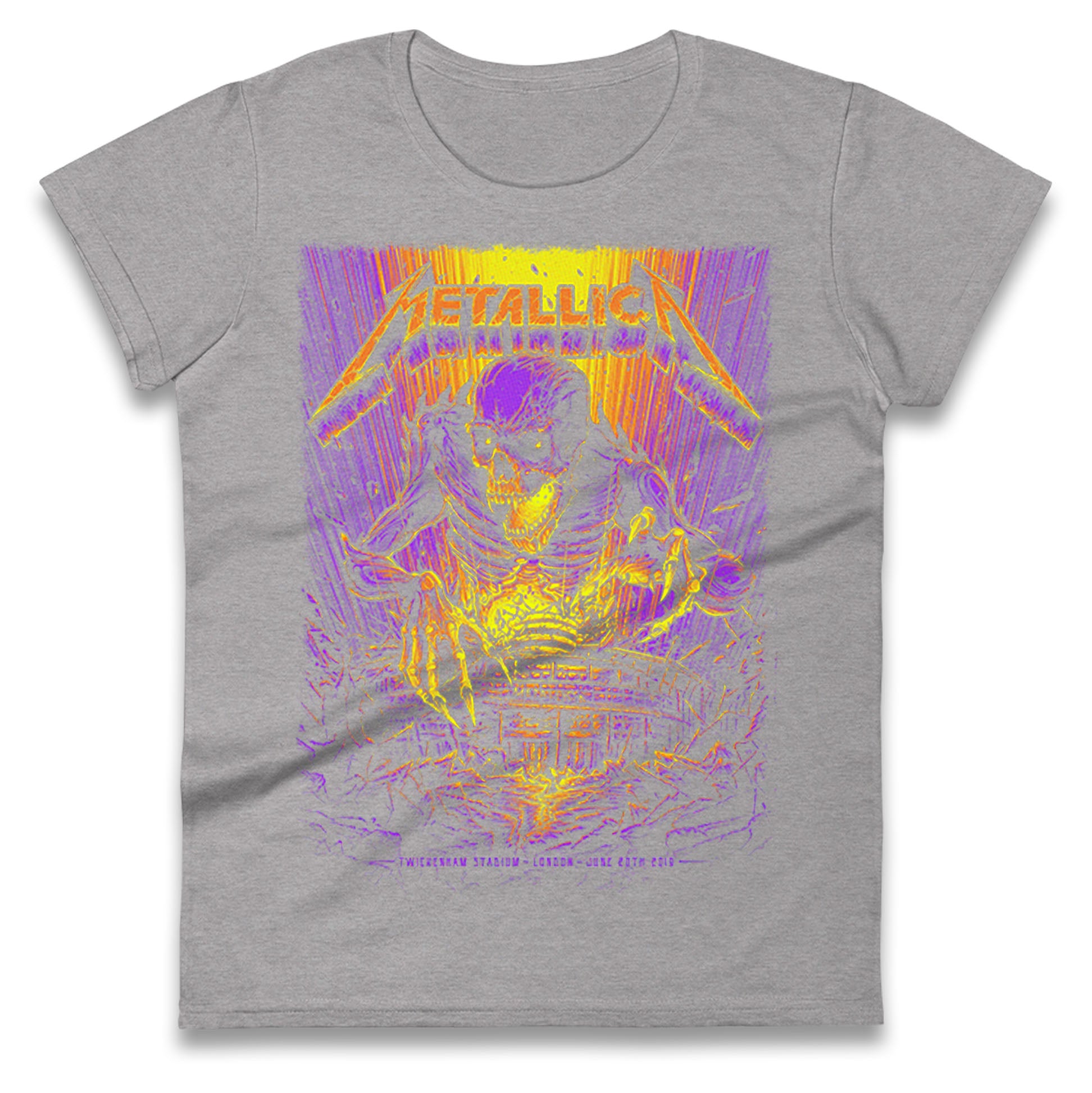 Metallica Twickenham Stadium Ladies T Shirt
