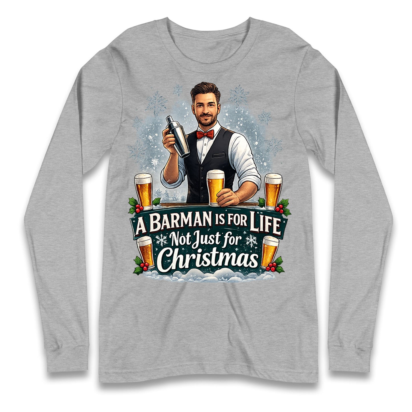 Barman Christmas Longsleeve T Shirt