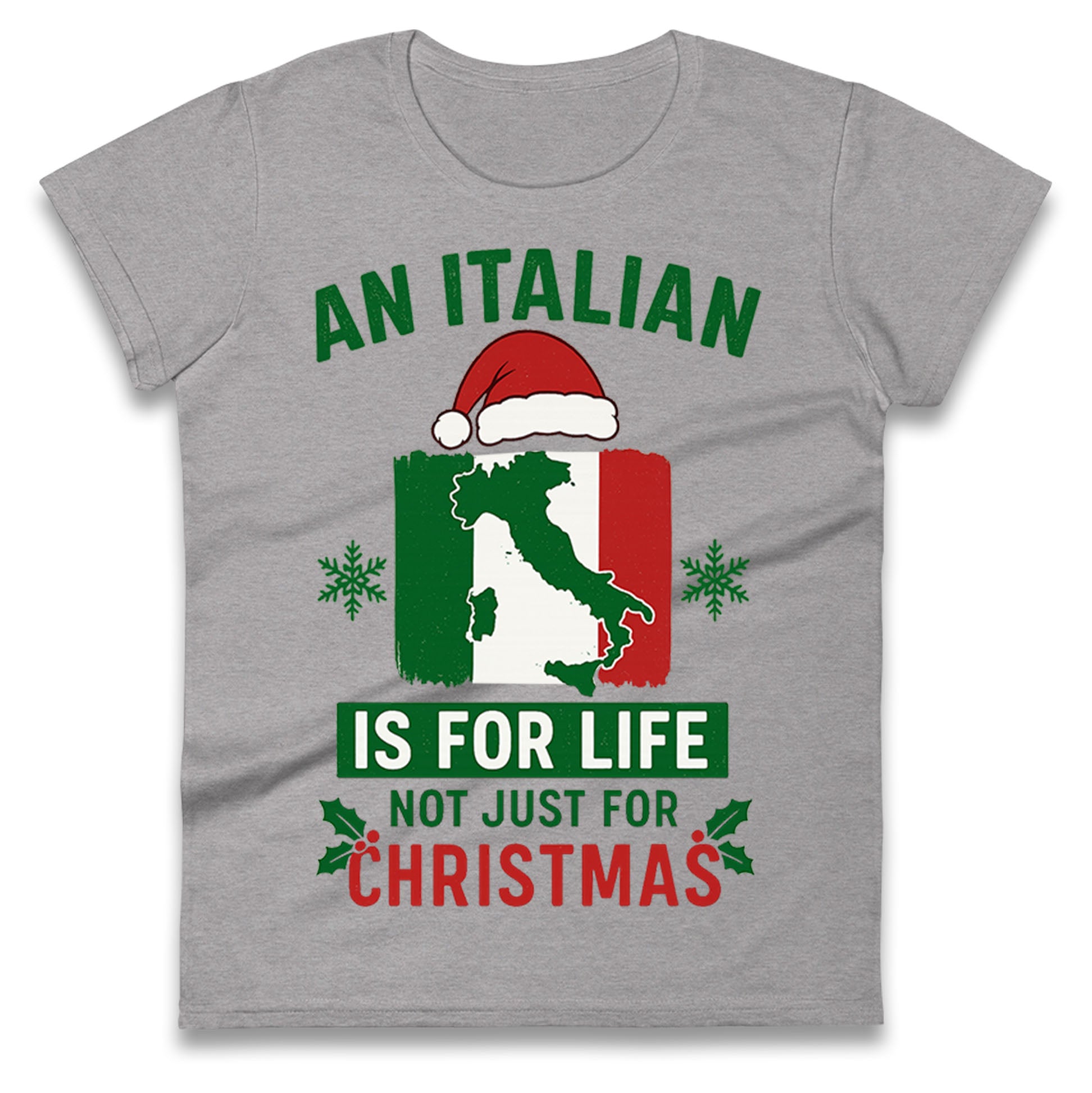 Italian Christmas Ladies T Shirt