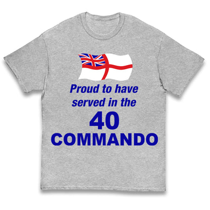 40 Commando Royal Marines Kids T Shirt