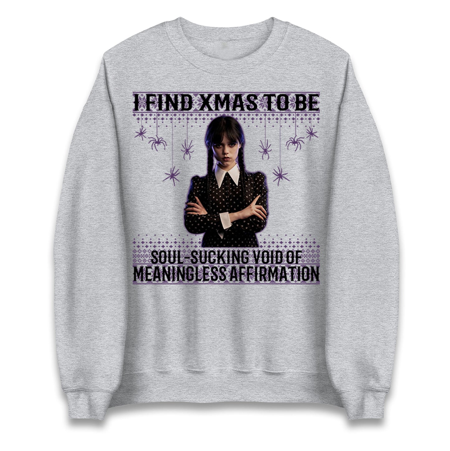 Wednesday Addams Family Christmas Jumper