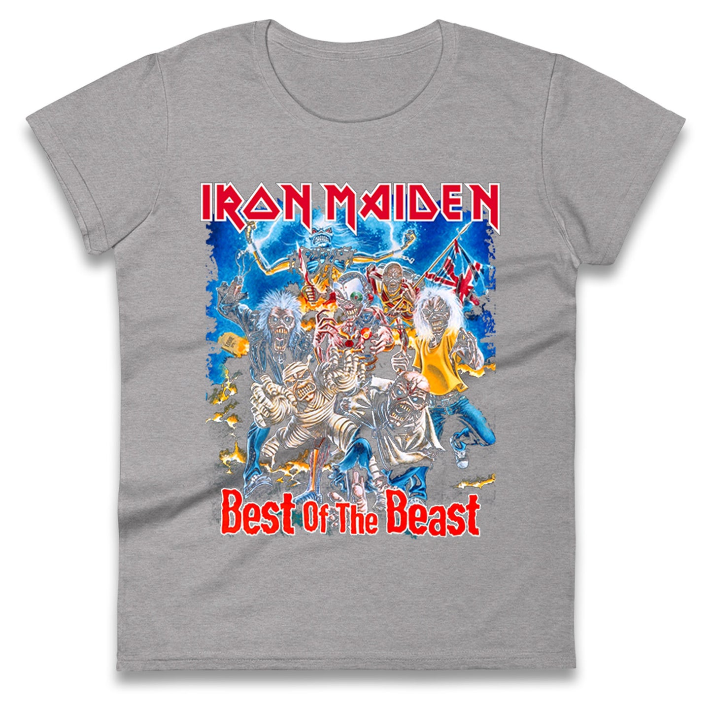 Iron Maiden Best Of The Beast Ladies T Shirt