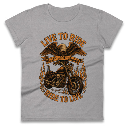 Harley Brotherhood Ladies T Shirt