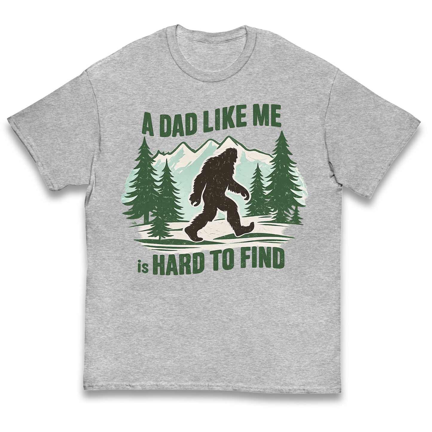 Retro Funny Bigfoot Dad Kids T Shirt