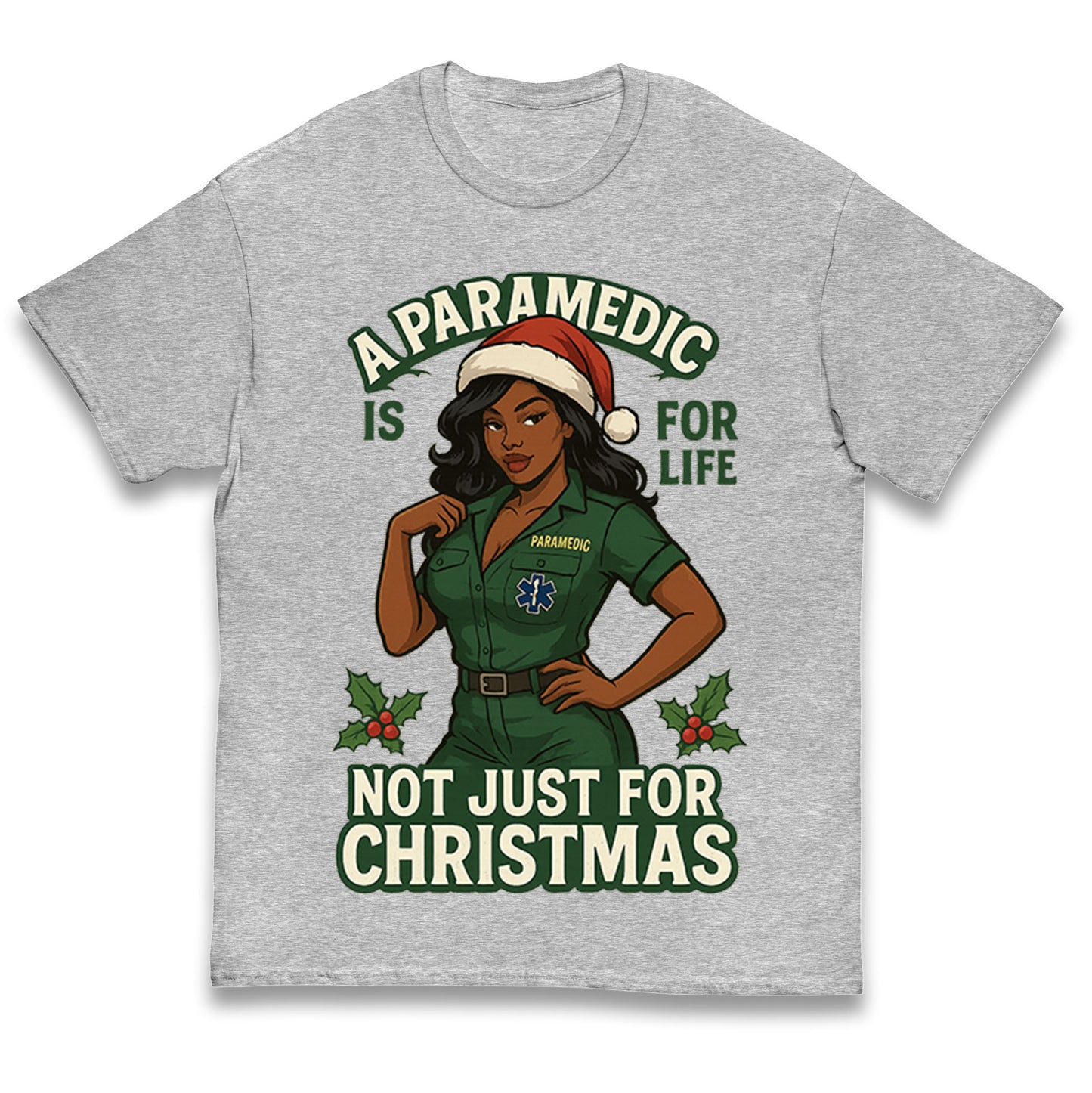 Paramedic Xmas Kids T Shirt