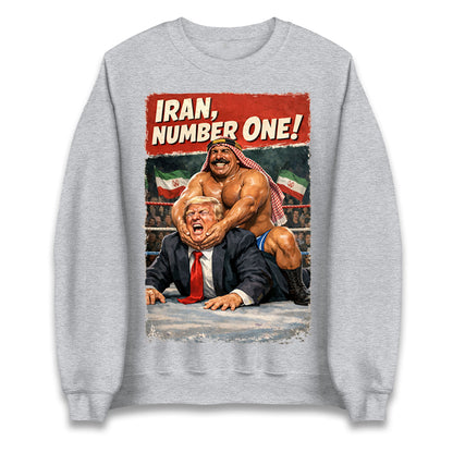Donald Trump Iron Sheik Iran Wrestling Jumper