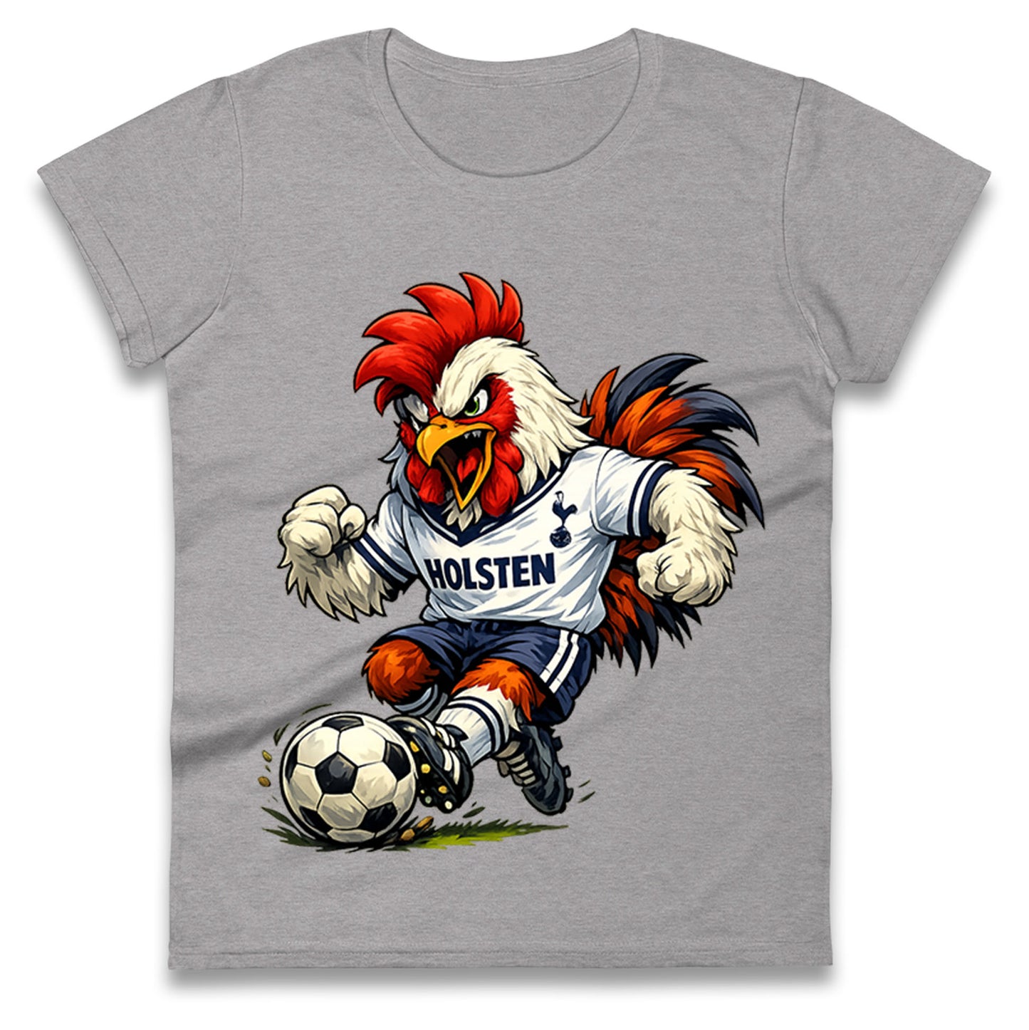 Retro Tottenhm Hotspur Ladies T Shirt