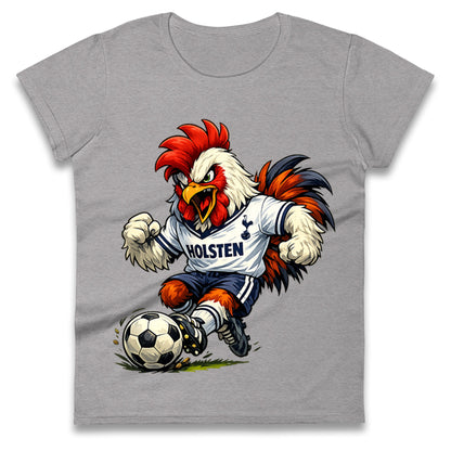 Retro Tottenhm Hotspur Ladies T Shirt