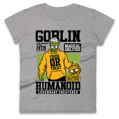Goblin Trick Or Treat Ladies Shirt