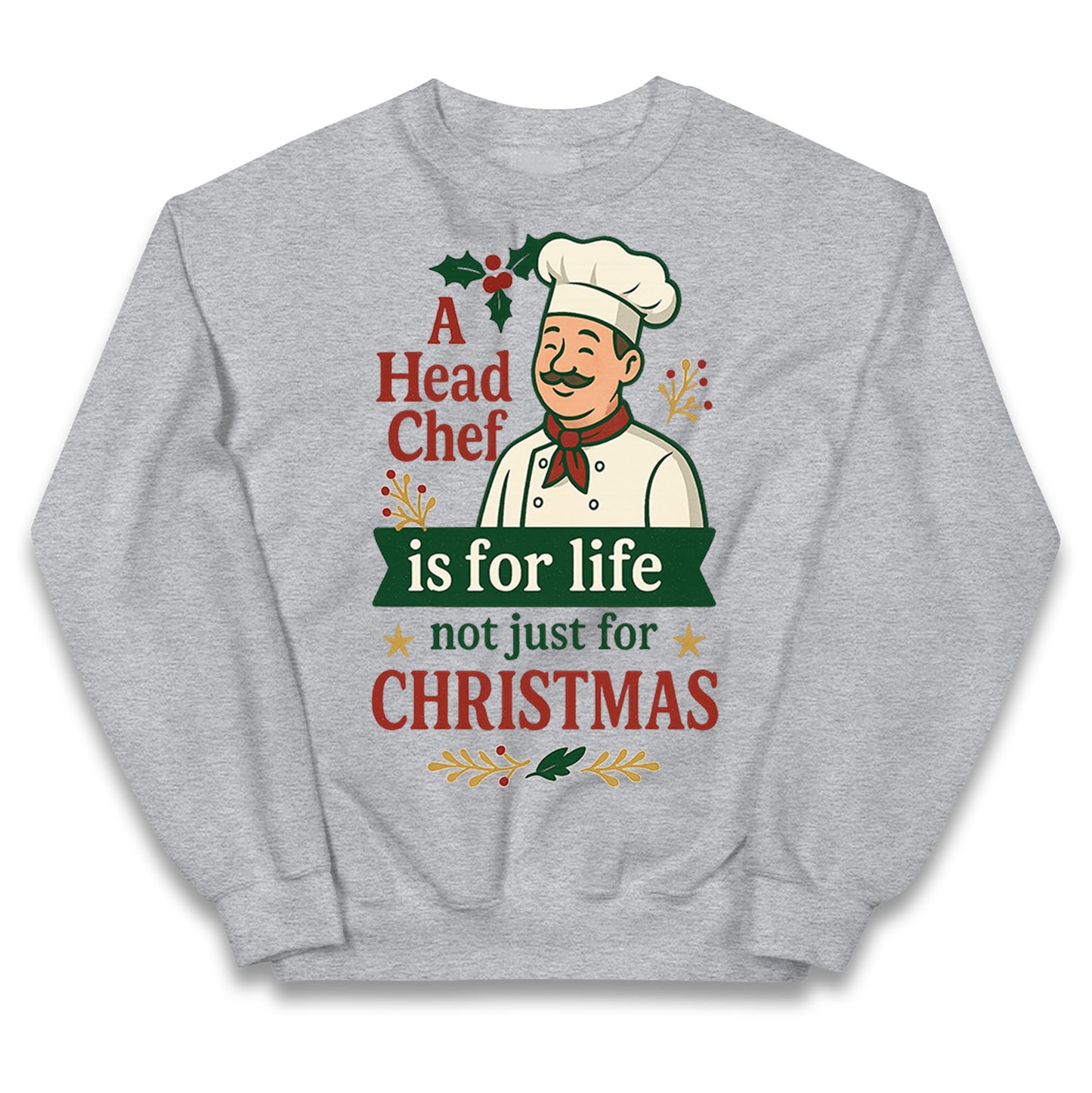 Head Chef Christmas Kids Jumper