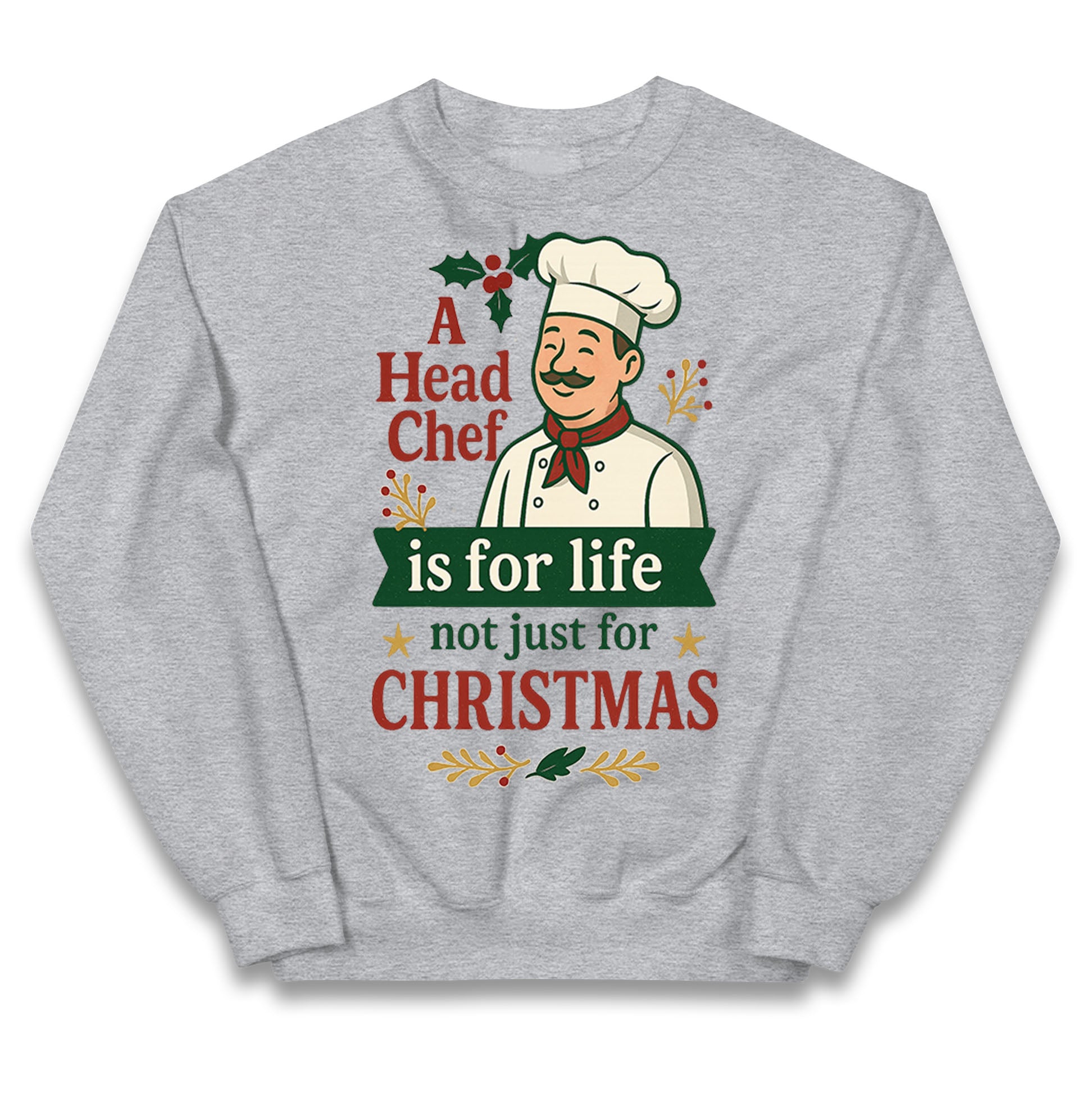 Head Chef Christmas Kids Jumper