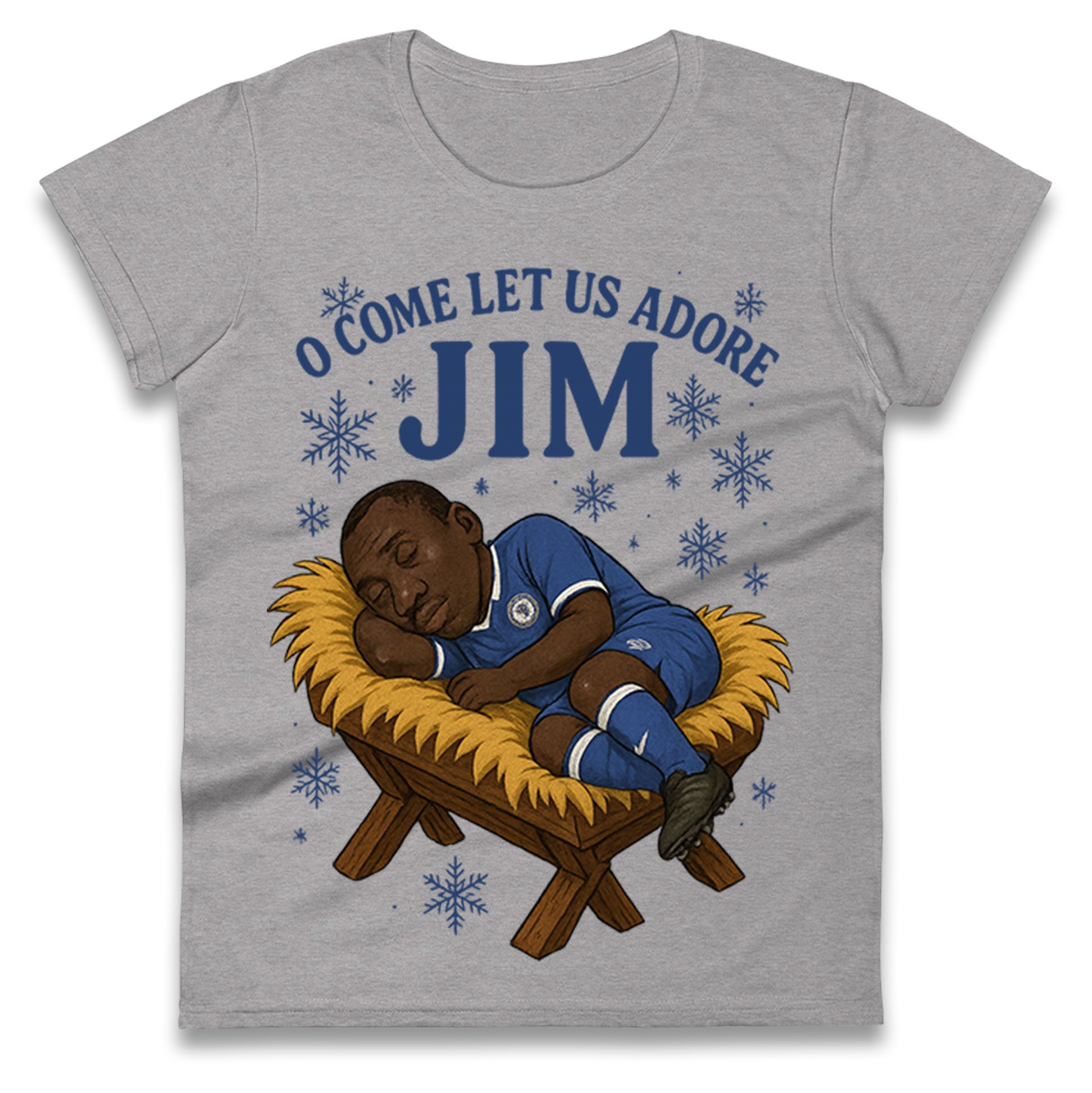 Retro Chelsea Christmas Ladies T Shirt