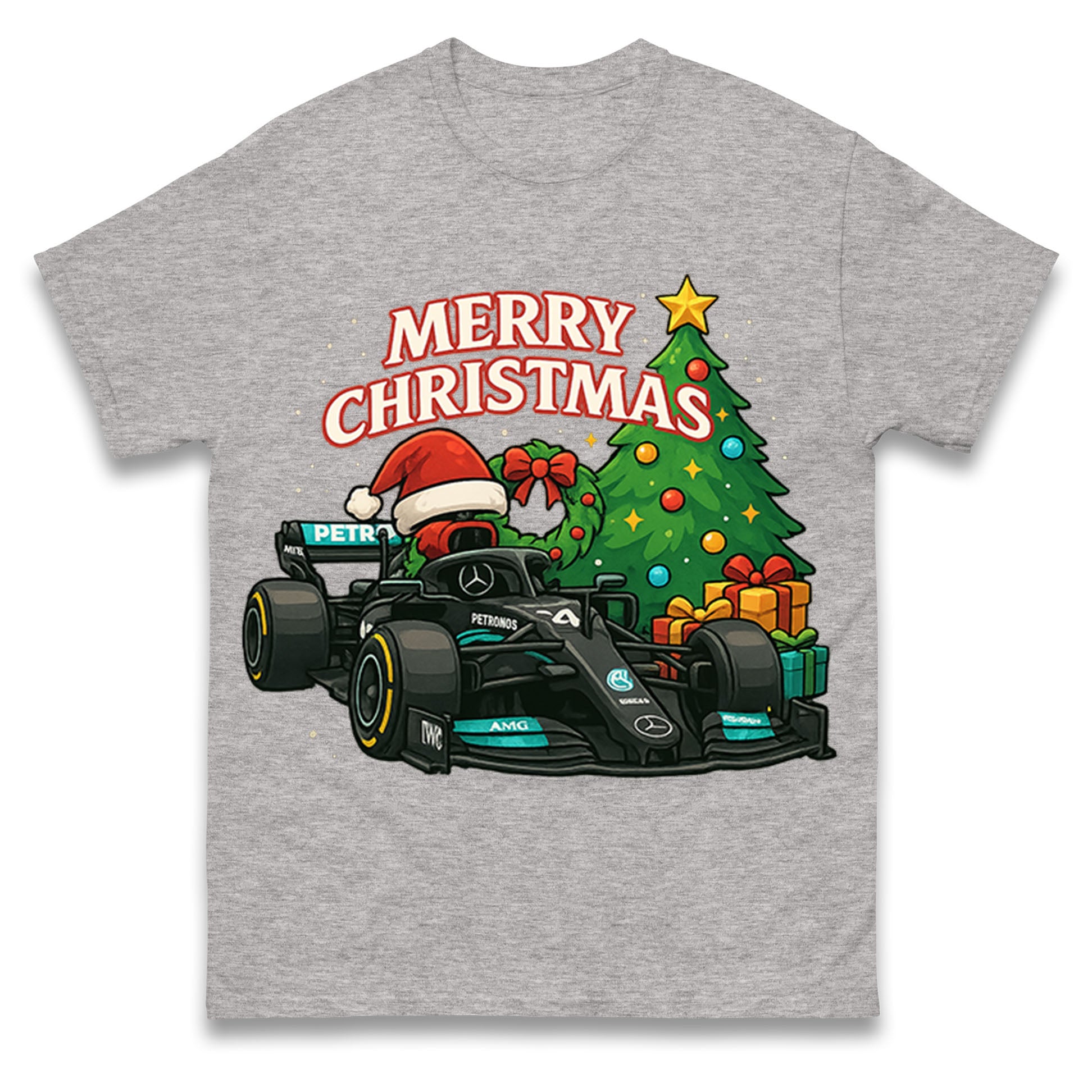 Mercedes F1 Christmas T Shirt