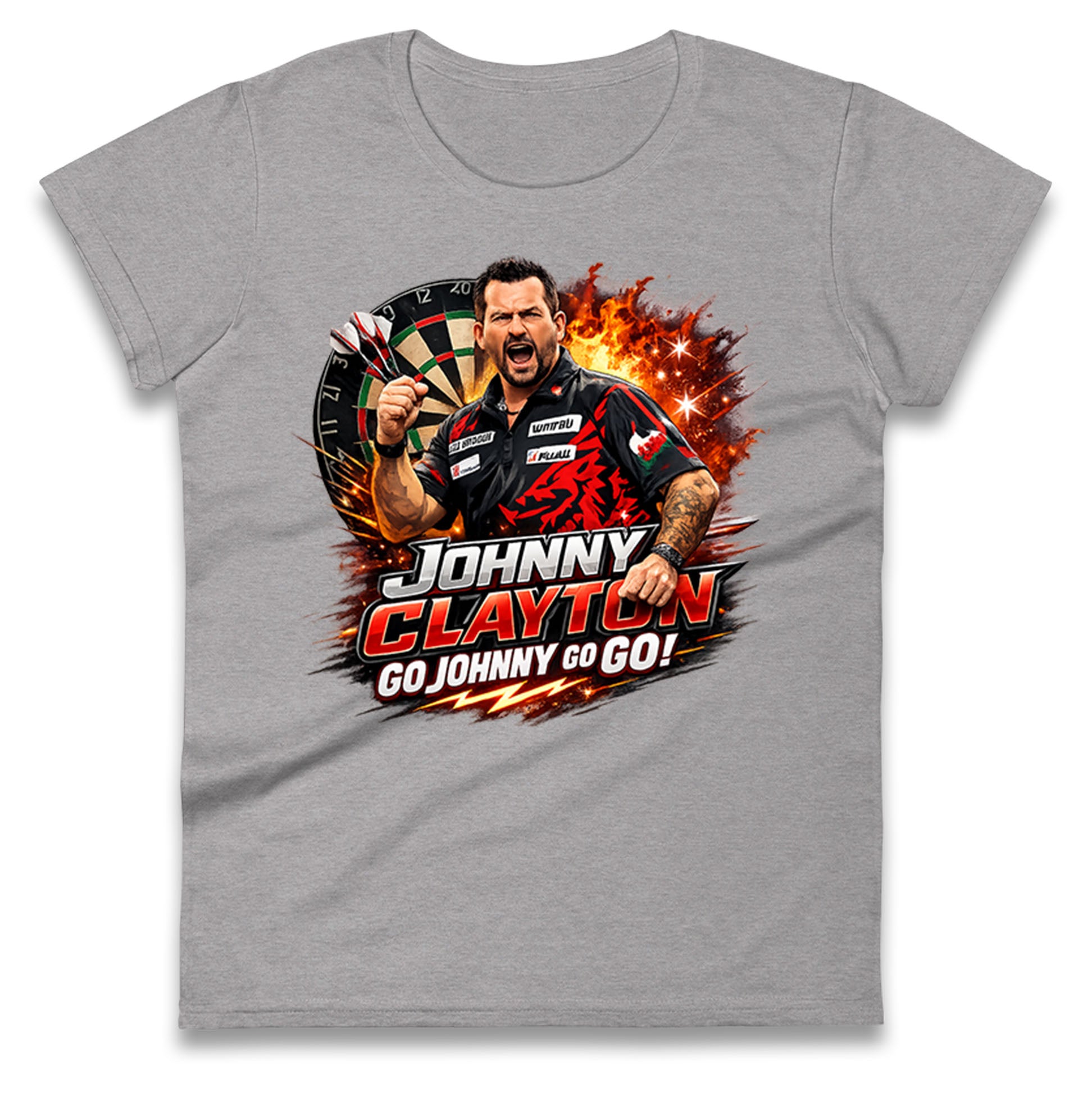 Johnny Clayton Wales Ladies T Shirt