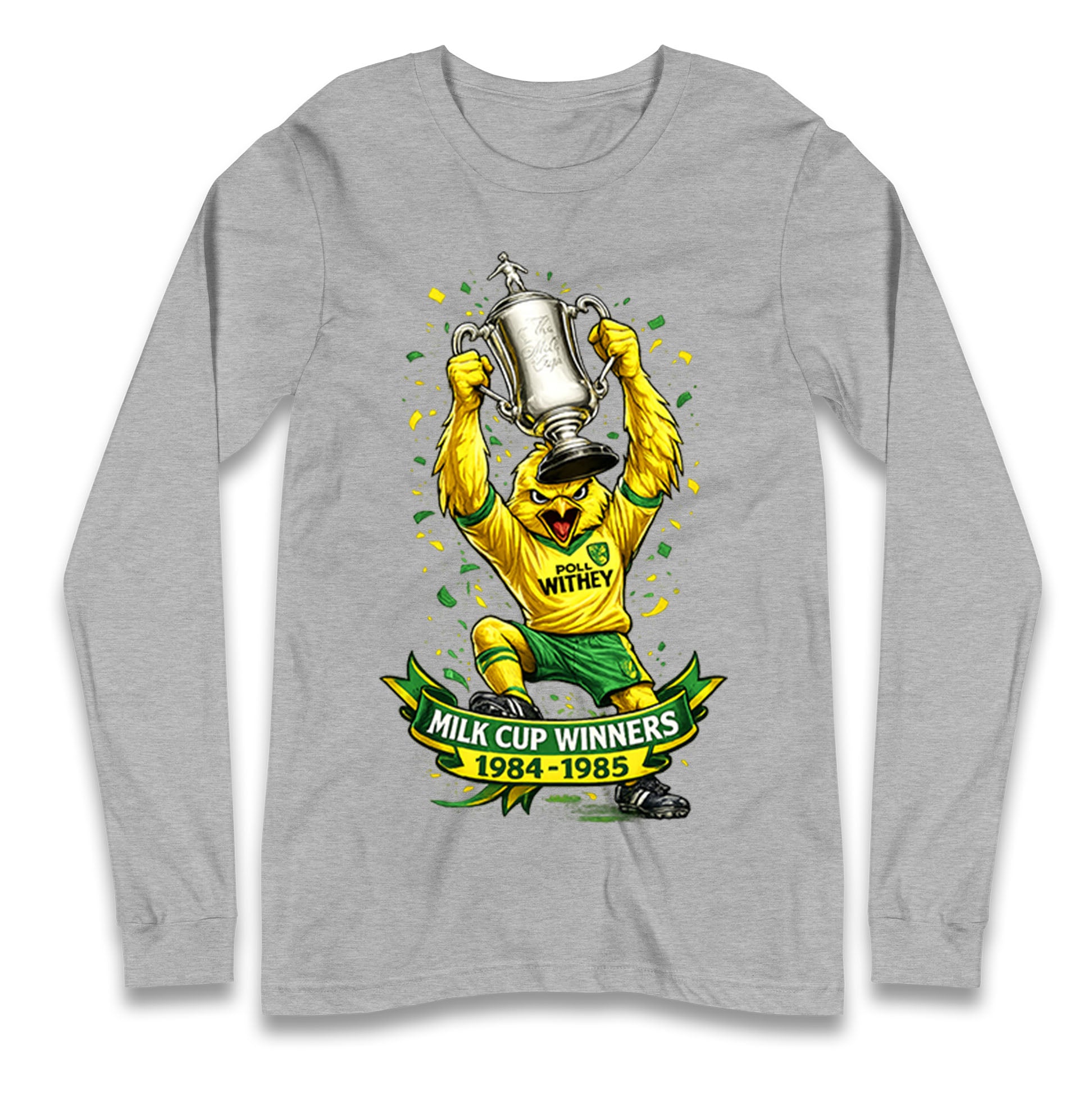 Norwich City Milk Cup Winners Longsleeve T Shirt