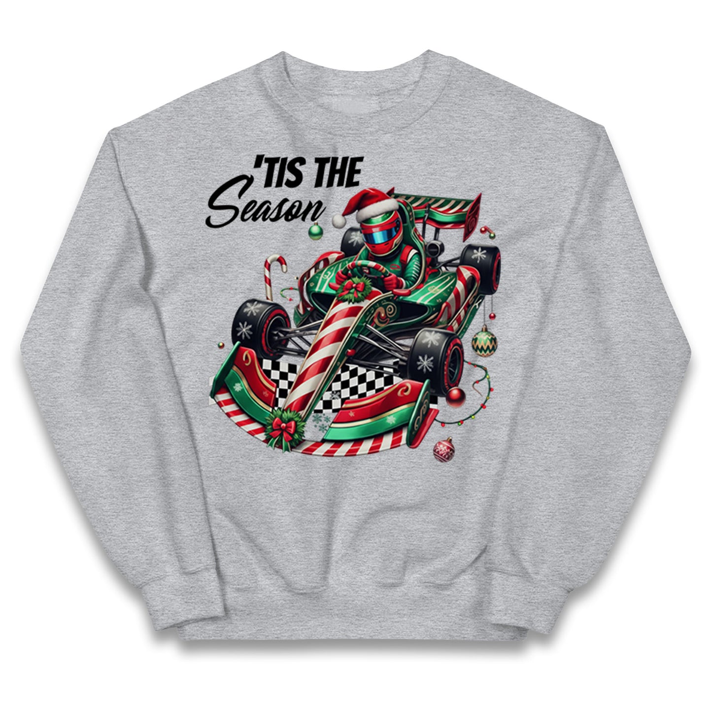 F1 Karting Tis The Season Christmas Kids Jumper