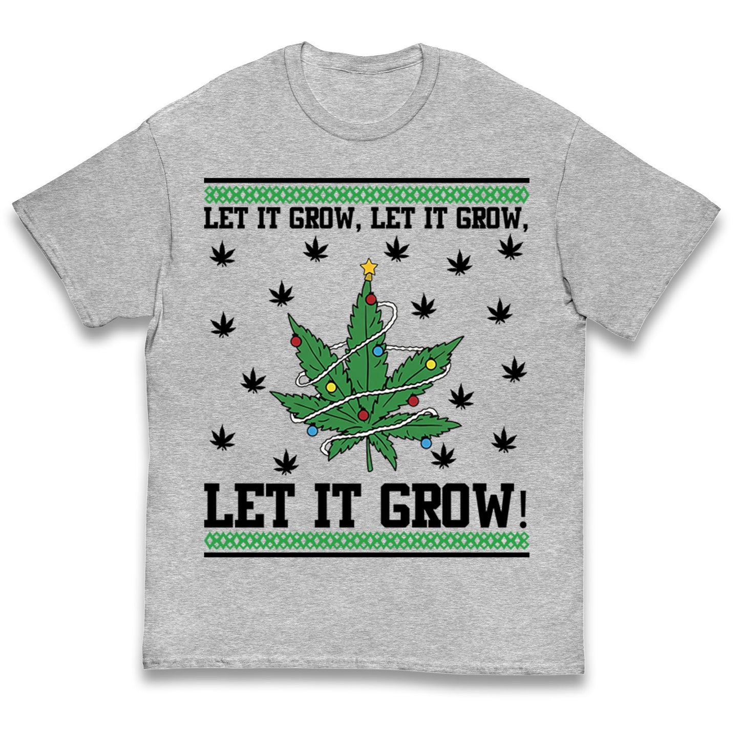 Cannabis Christmas Kids T Shirt