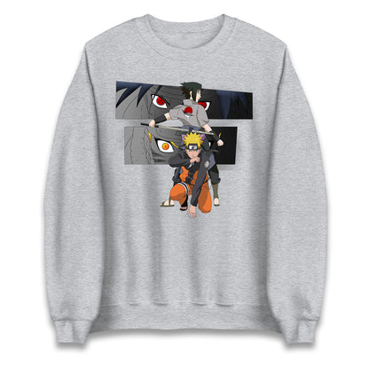 naruto and sasuke uchiha sweatshirt