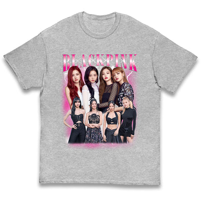 Black Pink Kids T Shirt