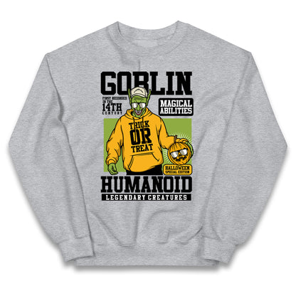 Goblin Trick Or Treat Kids Jumper