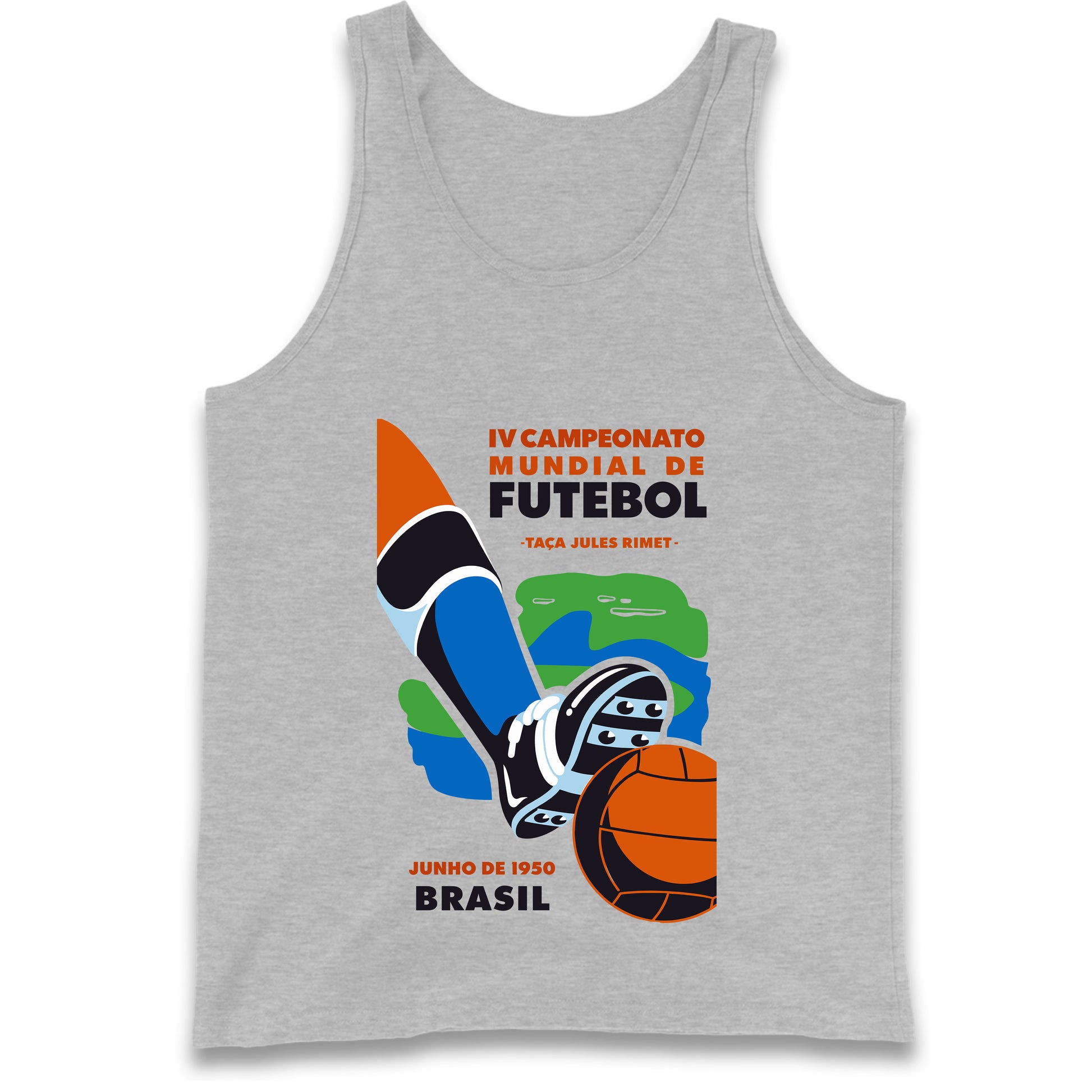 Brasil 1950 Retro World Cup Tank Top
