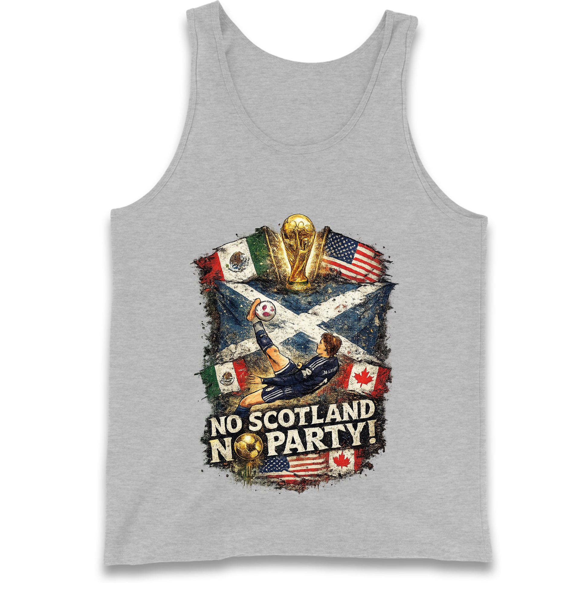 No Scotland No Party World Cup 2026 Tank Top