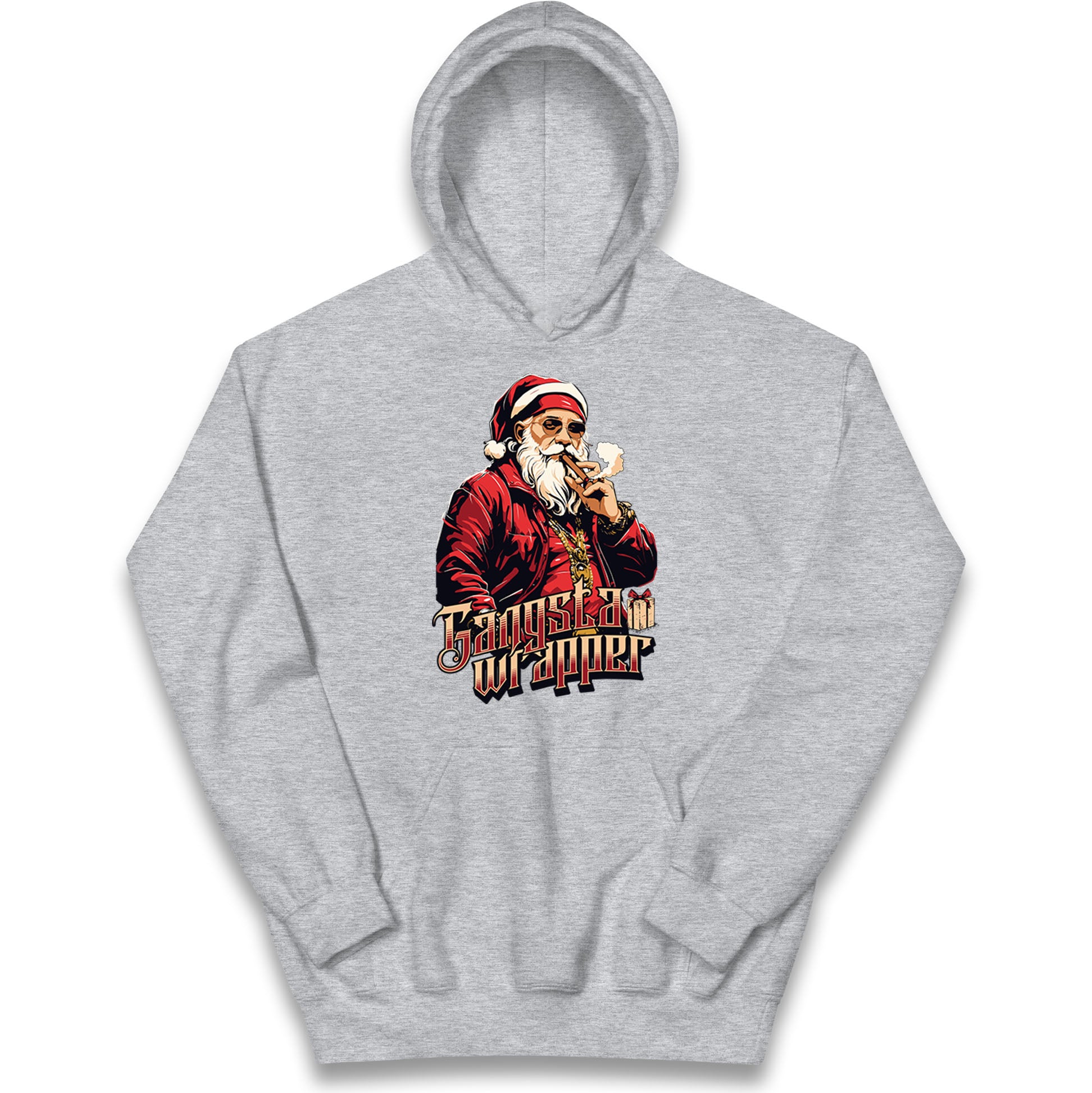 Santa Claus Gangster Kids Hoodie