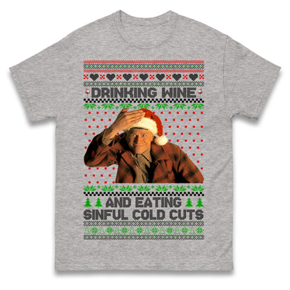 Ed Gein Wine Christmas T Shirt