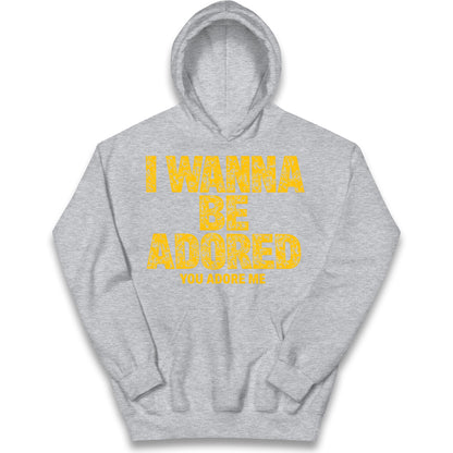 I Wanna Be Adored Stone Roses Kids Hoodie