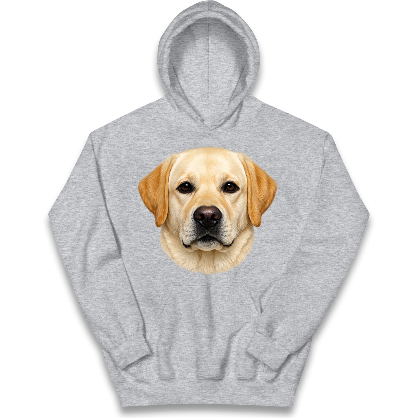 Labrador Dog Face Kids Hoodie