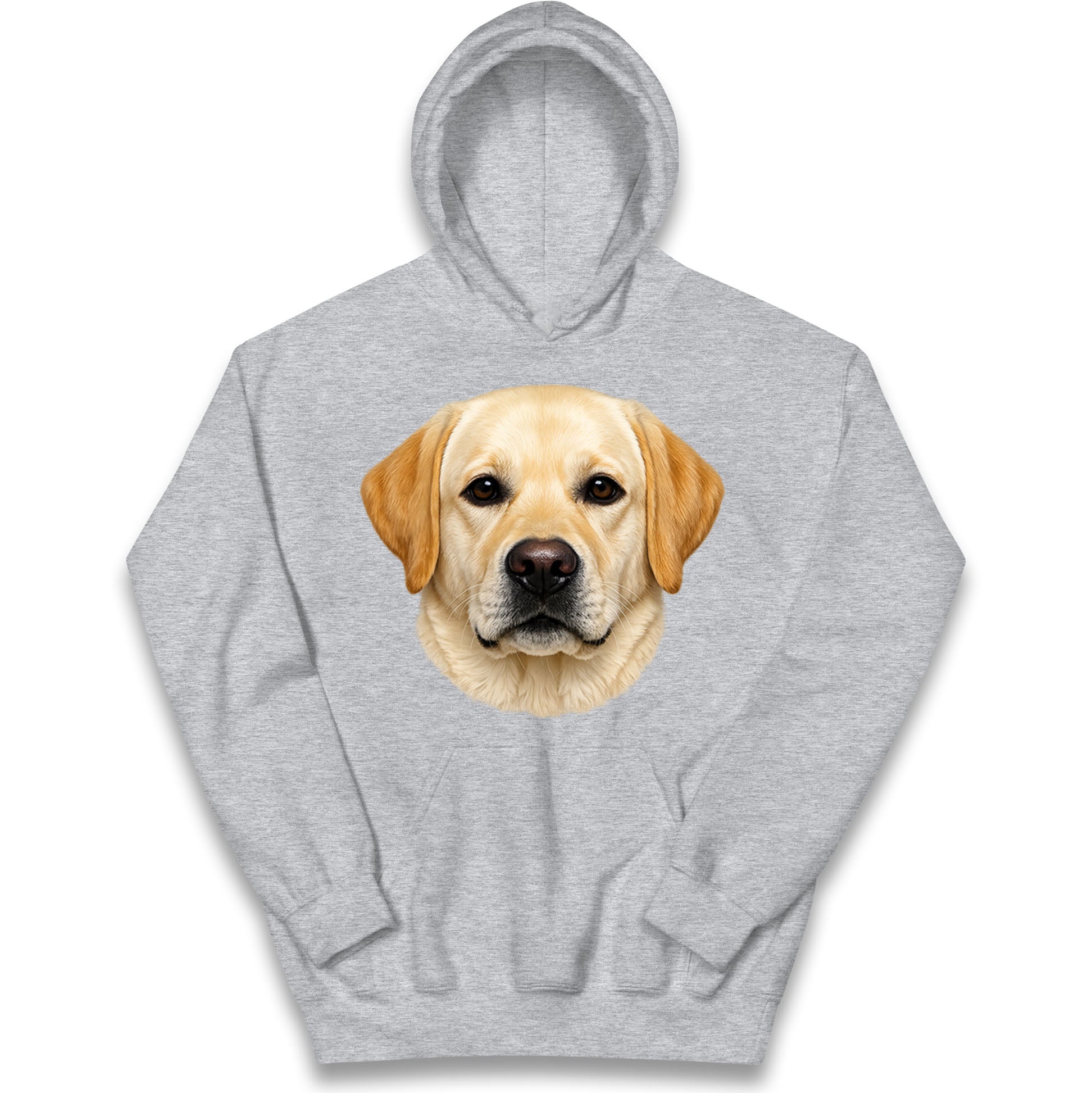 Labrador Dog Face Kids Hoodie
