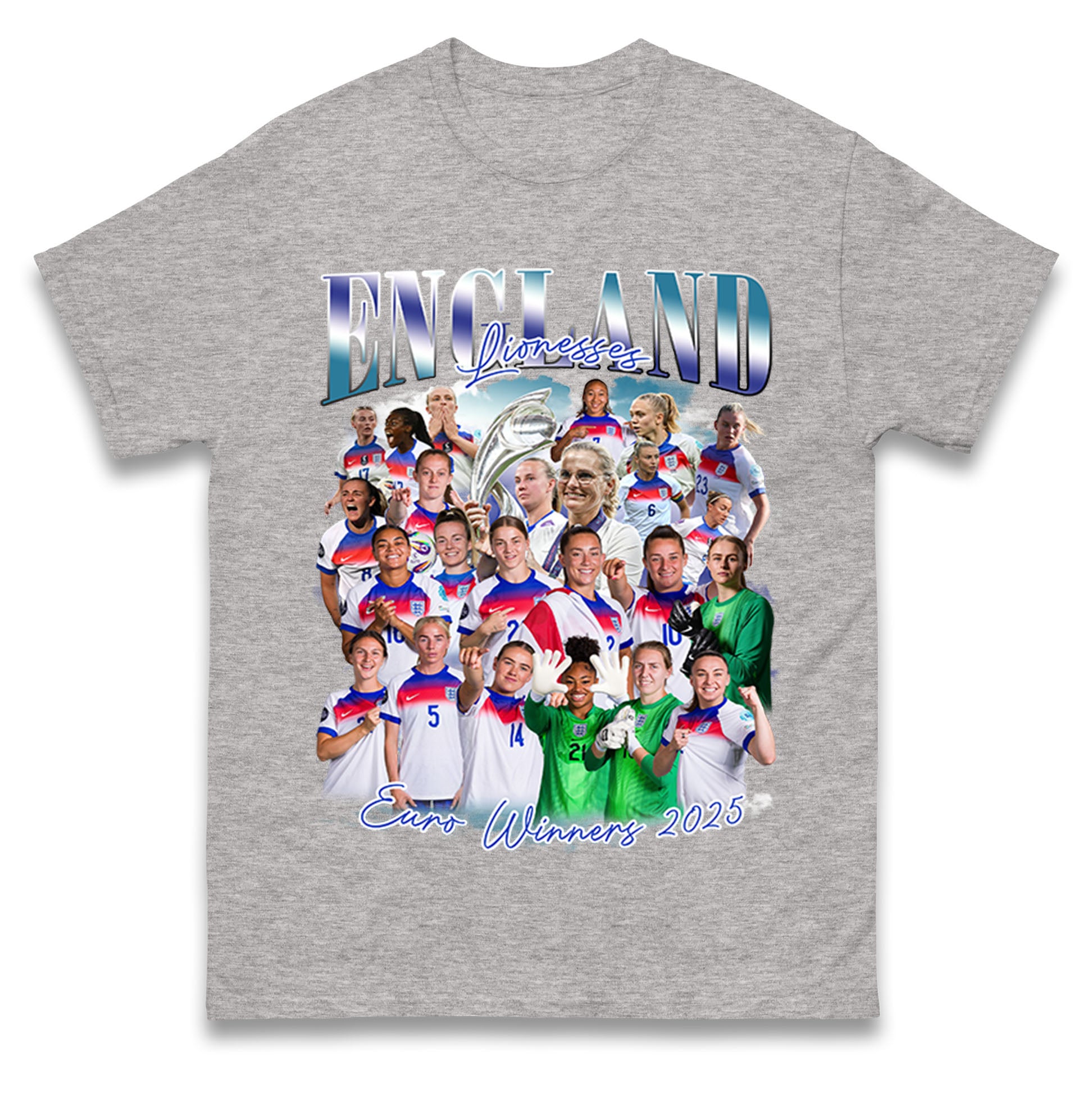 Englands Women Euro Winners 2025 T Shirt