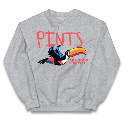 Pints Are Good For You Guinness Kids Jumper