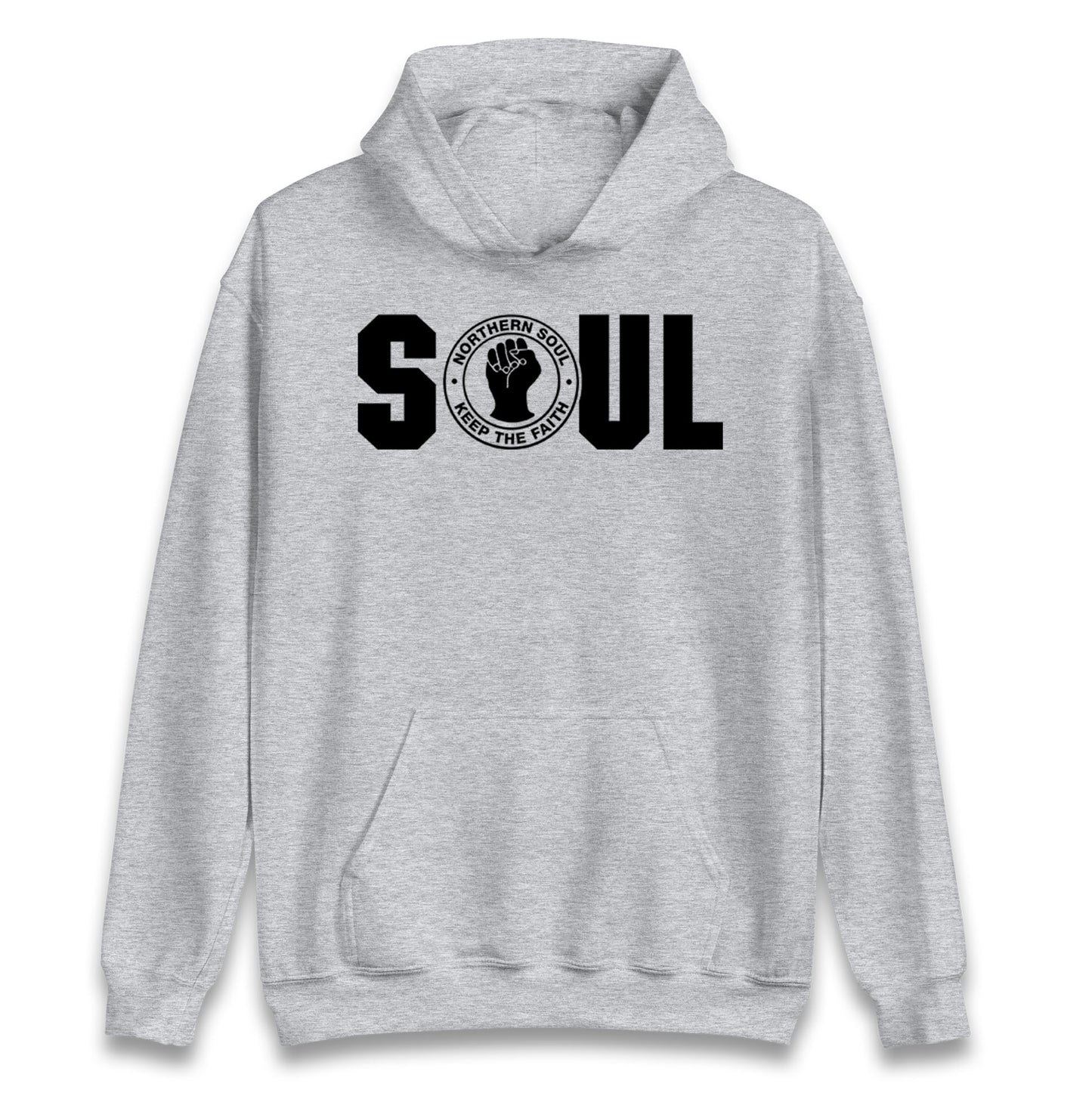 Northern Soul Keep The Faith Logo Hoodie