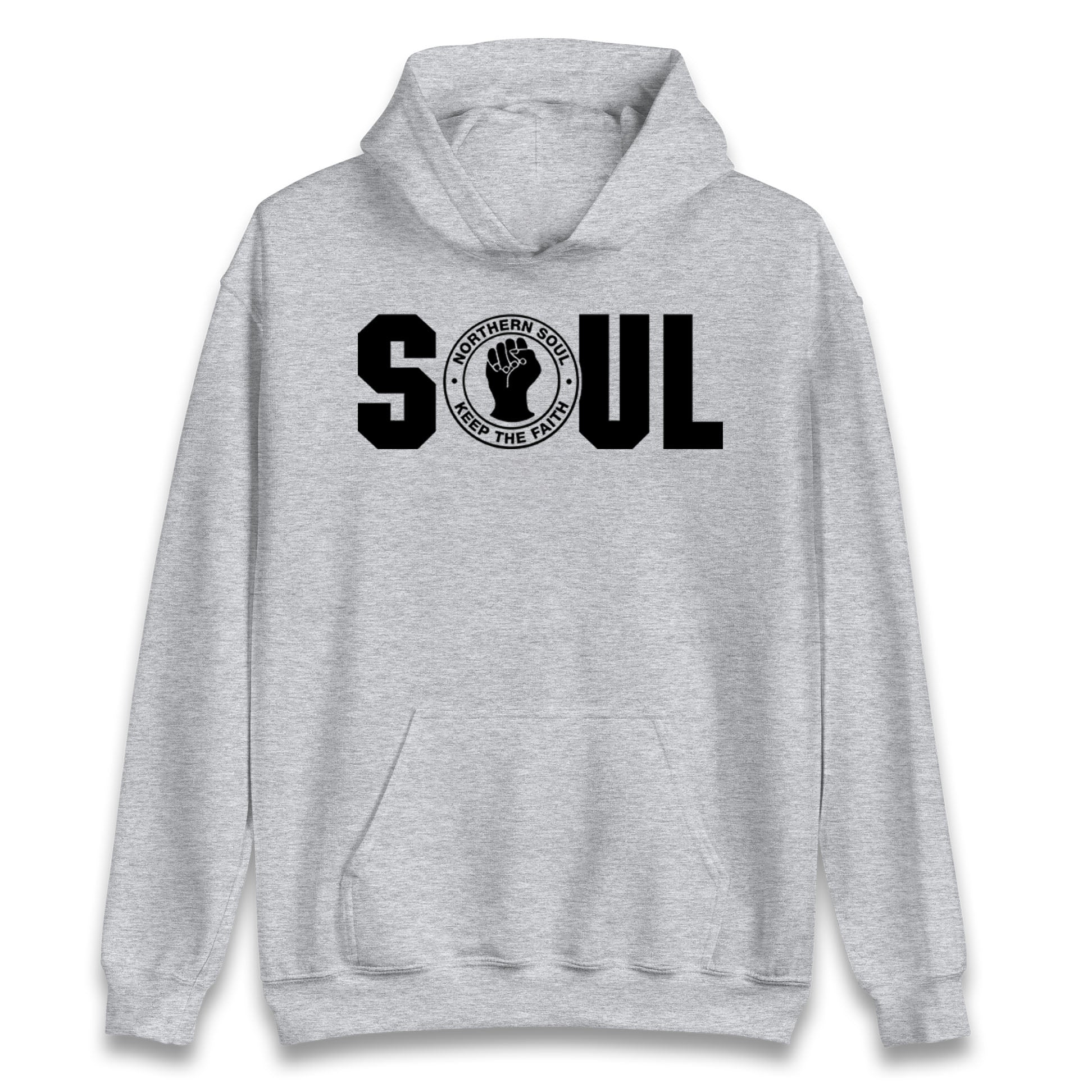 Northern Soul Keep The Faith Logo Hoodie