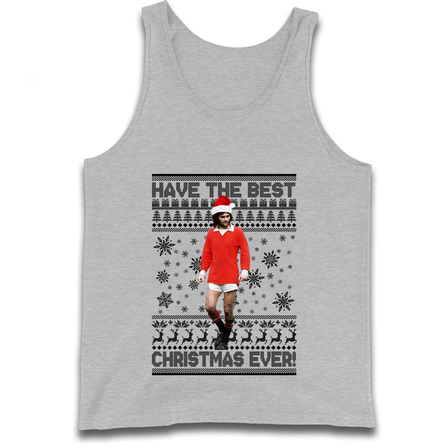 Christmas George Best Tank Top